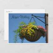 Napa Valley, Ca. Briefkaart (Voorkant / Achterkant)