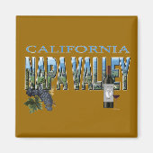 Napa Valley, CA Magneet (Voorkant)