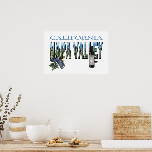 Napa Valley, CA Poster (Keuken)
