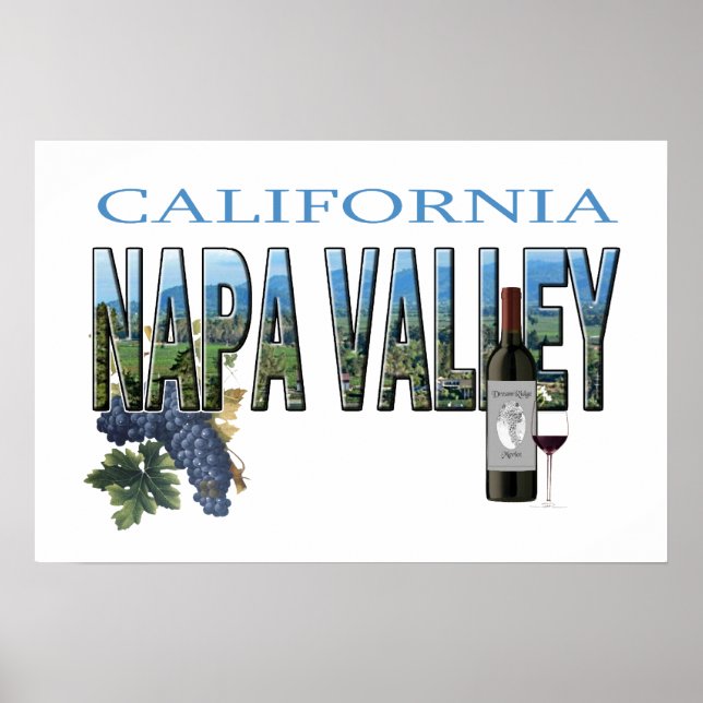 Napa Valley, CA Poster (Voorkant)