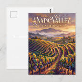 Napa Valley California Briefkaart (Voorkant / Achterkant)