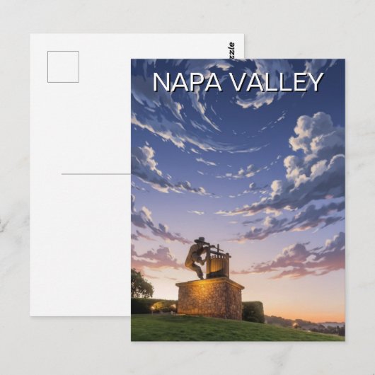 Napa Valley California Briefkaart (Voorkant / Achterkant)
