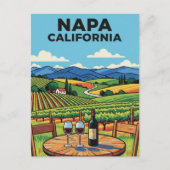 Napa Valley California Briefkaart (Voorkant)