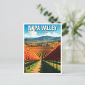 Napa Valley California Briefkaart (Staand voorkant)