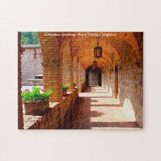 Napa Valley California, kerstcadeautjes Legpuzzel (Horizontaal)