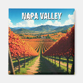 Napa Valley California Magneet (Voorkant)