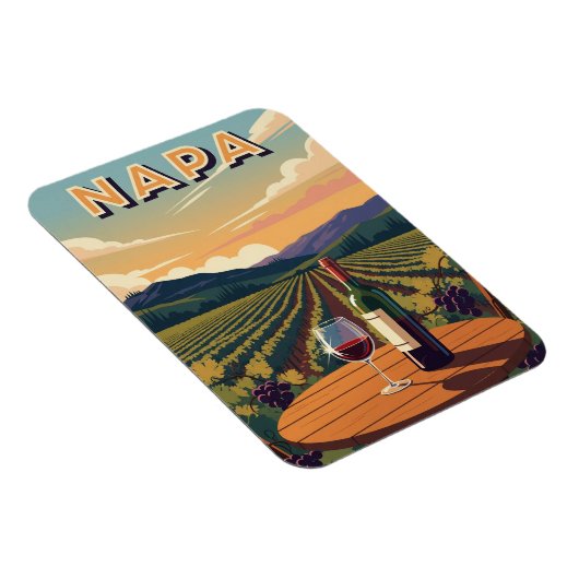 Napa Valley California Magneet (Rechterzijde)