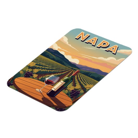 Napa Valley California Magneet (Linkerzijde)