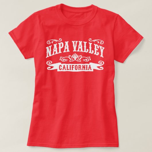 Napa Valley California T-shirt (Design voorkant)