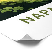 Napa Valley California Travel Poster (Hoek)