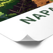 Napa Valley California Travel Print (Hoek)