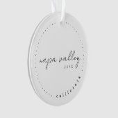 Napa Valley California Travel USA Simple Ornament (voorkant)