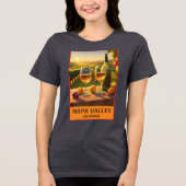 Napa Valley California Tri-Blend Shirt (Voorkant)