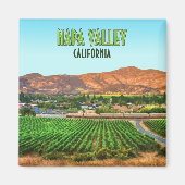 Napa Valley California Vineyard  Magneet (Voorkant)