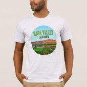 Napa Valley California Vineyard  T-shirt (Voorkant)