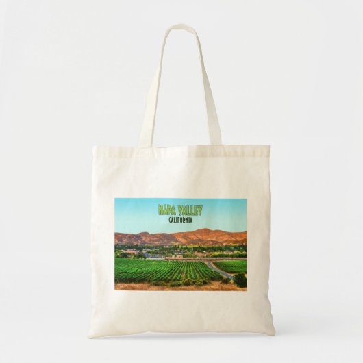Napa Valley California Vineyard  Tote Bag (Voorkant)