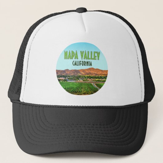 Napa Valley California Vineyard  Trucker Pet (Voorkant)