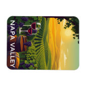 Napa Valley California wijnreizen Magneet (Horizontaal)