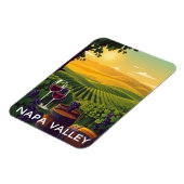 Napa Valley California wijnreizen Magneet (Linkerzijde)