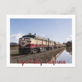 Napa Valley California Wine Train Briefkaart