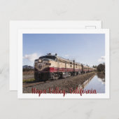 Napa Valley California Wine Train Briefkaart (Voorkant / Achterkant)