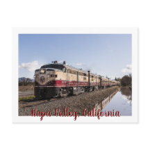 Napa Valley California Wine Train Briefkaart