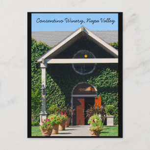 Napa Valley California Winery Briefkaart