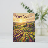 Napa Valley Californië Briefkaart (Staand voorkant)