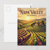Napa Valley Californië Briefkaart (Voorkant / Achterkant)