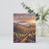 Napa Valley Californië Briefkaart (Staand voorkant)