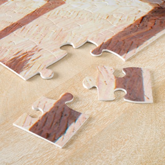 Napa Valley Californië. Kerstgroeten Legpuzzel (Zijkant)