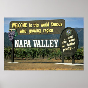 Napa Valley, Californië, VS Poster