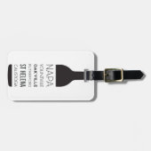 Napa Valley Cities Wine Bottle Bagagelabel (Voorkant horizontaal)