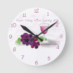 Napa Valley Clock Ronde Klok