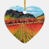 Napa Valley door Lisa Elley Keramisch Ornament (Voorkant)