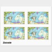 Napa Valley Goats under Grape Arbor STICKERS Sheet (Vel)