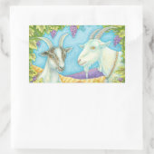 Napa Valley Goats under Grape Arbor STICKERS Sheet (Tas)