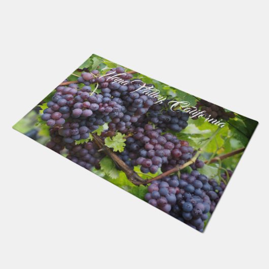 Napa Valley Grapes door Mat (Schuin)