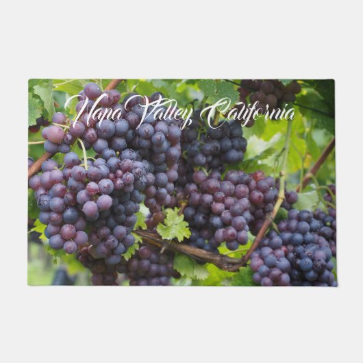 Napa Valley Grapes door Mat (Voorkant)