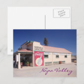 Napa Valley grocery Briefkaart (Voorkant / Achterkant)
