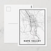 Napa Valley Kaart (Voorkant / Achterkant)
