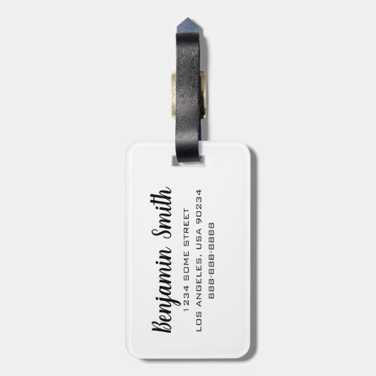 Napa Valley Map Bagagelabel (Achterkant verticaal)