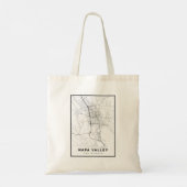 Napa Valley Map Tote Bag (Achterkant)