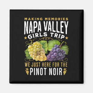 Napa Valley Meisjesreis Wijnland Wijnmakerij Tour Magneet