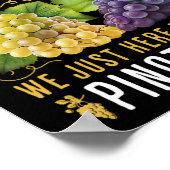Napa Valley Meisjesreis Wijnland Wijnmakerij Tour Poster (Hoek)