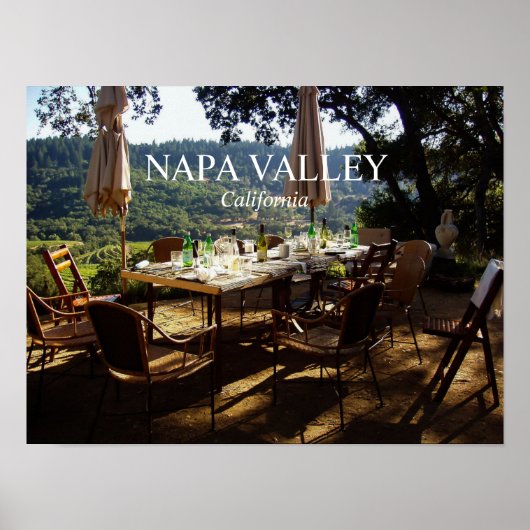 Napa Valley Poster (Voorkant)