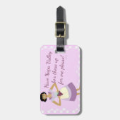 Napa Valley Sassy Retro 50's huisvrouw Bagagelabel (Voorkant verticaal)