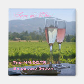 Napa Valley Save the Date! Magneet (Voorkant)