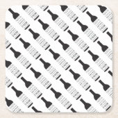 Napa Valley Steden Wijnfles Party Supplies Kartonnen Onderzetters (Voorkant)