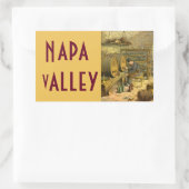 Napa Valley Travel Wine Country Bagage Sticker (Tas)